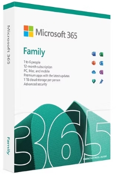 Licencia Microsoft Office 365 Family (1 año)